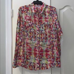 Wrangler women’s button down shirt